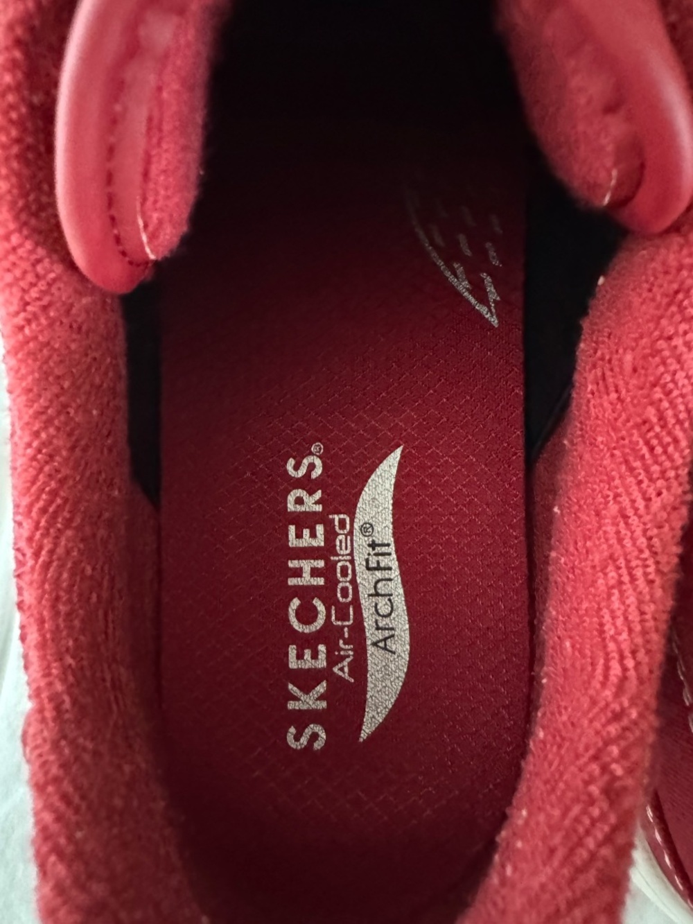 Women Red Sketchers Arch Fit Arcade - Arcata | Size 10 - Picture 7 of 9